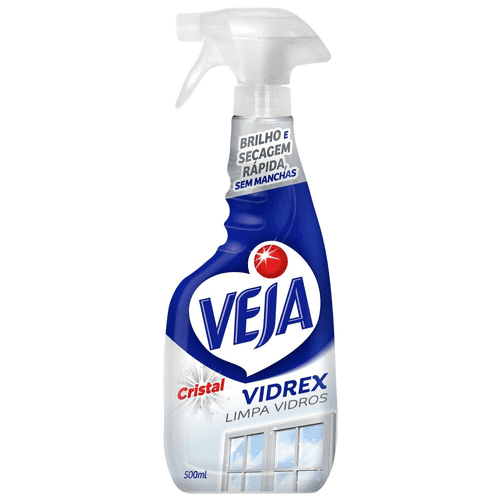Limpa Vidros VIDREX Cristal 500ml - Com Pulverizador